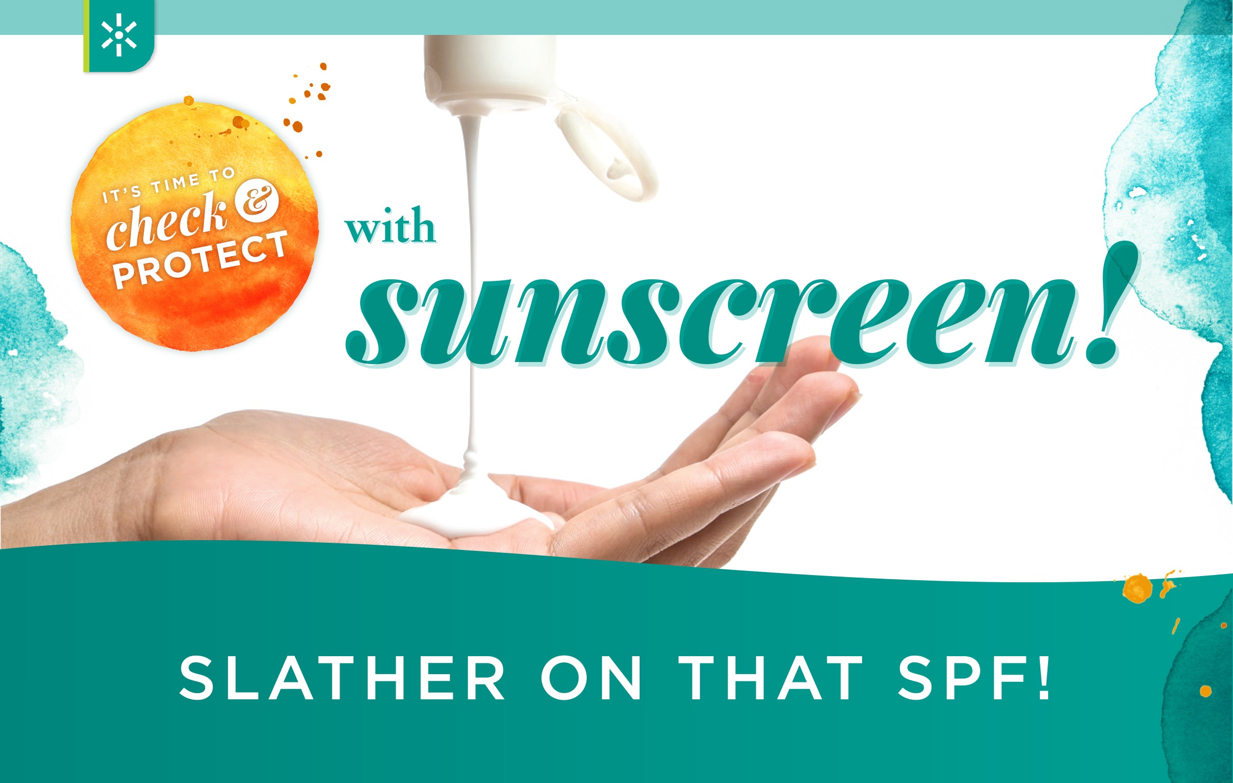 Check & Protect...with Sunscreen!🧴