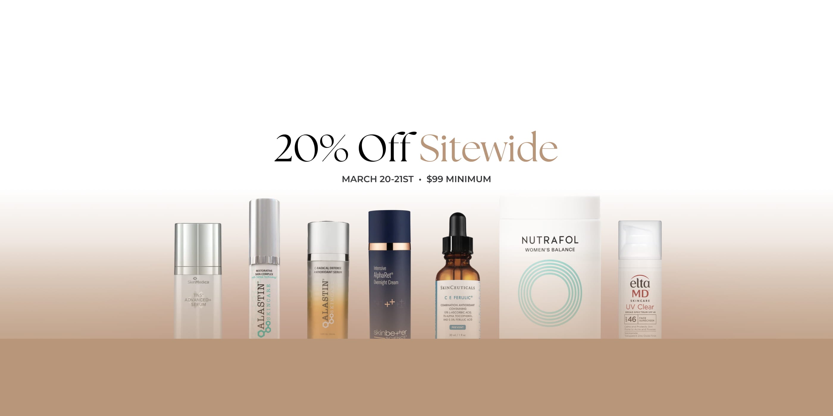 20% off sitewide sale